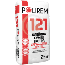 Клей эластичный для природного и искусственного камня  Polirem 121 (Полирем 121), 25 кг